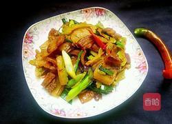 蒜苗苦瓜炒肥肉的做法图解15