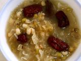 银耳绿豆薏米糖水