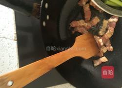 蒜苔炒腊肉的做法图解6