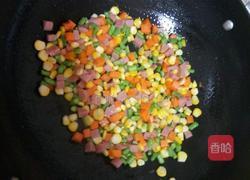 五彩炒饭的做法图解6