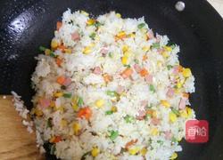 五彩炒饭的做法图解8