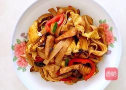 香菇瘦肉炒河粉的做法图解10