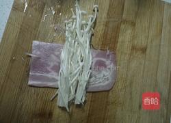 金针菇培根卷的做法图解4