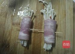 金针菇培根卷的做法图解6