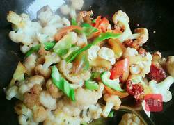 家常肉烧花菜的做法图解9