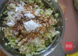 包菜肉绿饺子的做法图解5