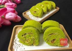 波菜汁蛋糕卷的做法图解7