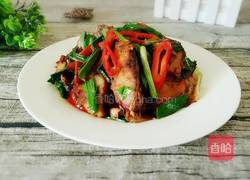 蒜苗炒腊鱼块的做法图解10