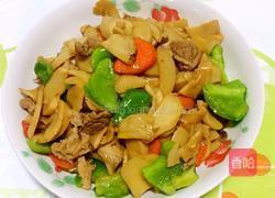 杏鲍菇炒肉的做法图解8