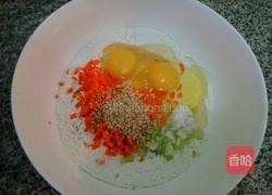 胡萝卜鸡蛋饼的做法图解3