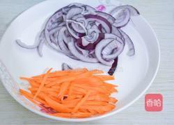 青菜肉丝炒面的做法图解1