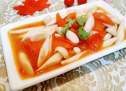 海鲜菇炒西红柿