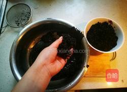 黑芝麻馅料的做法图解4