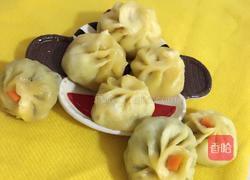 萝卜茎叶馅南瓜皮包子的做法图解14