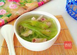 莴笋丝小肠瘦肉汤的做法图解8