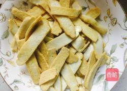 韭菜苔炒白干的做法图解7