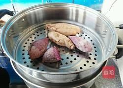 健康曲奇红薯饼的做法图解2