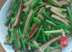 蒜台炒豆香干的做法图解6