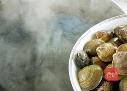 蒜香炒花蛤的做法图解5
