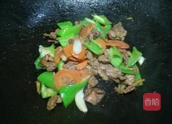 胡萝卜圈炒肉的做法图解9