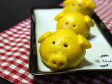 黄金小猪豆沙包
