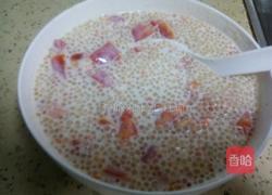 木瓜西米牛奶羹的做法图解7