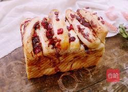 豆沙蔓越莓土司的做法图解14