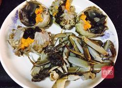 姜葱炒大闸蟹的做法图解3