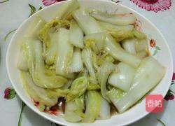 醋溜白菜的做法图解5