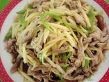 嫩姜炒肉丝