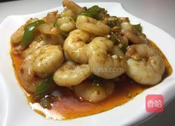 香辣虾仁的做法图解4