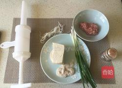 豆腐肉末香肠的做法图解1