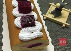 火龙果蛋糕卷的做法图解30
