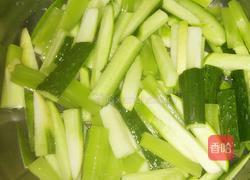红油三青脆条的做法图解4