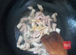 蒜台炒肉的做法图解3