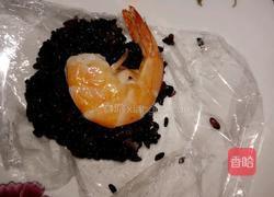 鲜虾黑米饭团的做法图解9