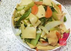 炝炒千叶豆腐的做法图解11