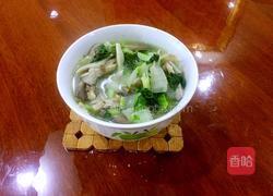 青菜炒菇的做法图解9
