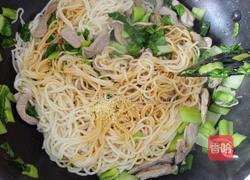 青菜肉丝炒面的做法图解12