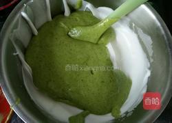 菠菜戚风蛋糕的做法图解11