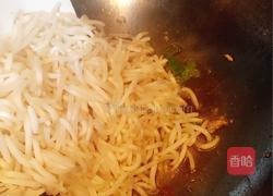 肉丝手掐菜的做法图解6