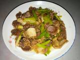 香芹炒鸭胗