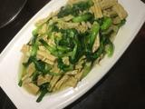 腐竹炒油菜