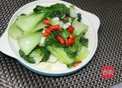 家常炒青菜的做法图解6