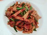 腊肠炒炸豆腐