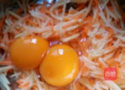 土豆丝鸡蛋饼的做法图解4
