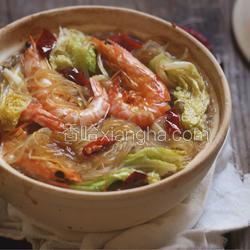 鲜虾白菜粉丝煲的做法 菜谱 香哈网 鲜虾白菜粉丝煲的做法 菜谱 香哈网
