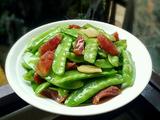 荷兰豆炒腊肠