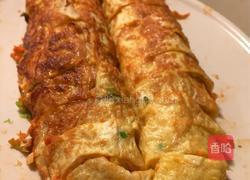 [韩式]金枪鱼泡菜鸡蛋卷的做法图解7
