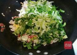 油菜百财炒饭的做法图解11